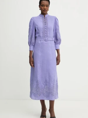 Luisa Spagnoli sukienka lniana Provina