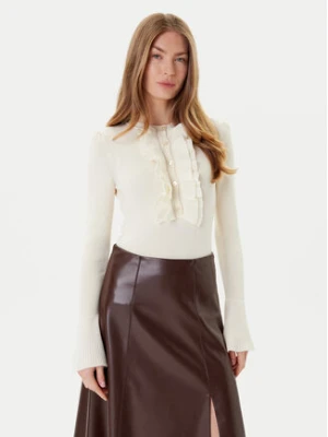 Luisa Spagnoli Sweter Margarita 100114 Beżowy Regular Fit