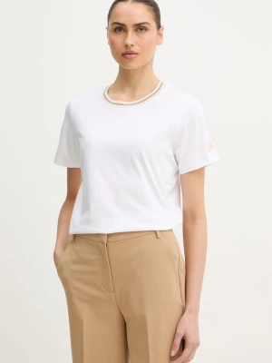 Luisa Spagnoli t-shirt bawełniany Balearica biały