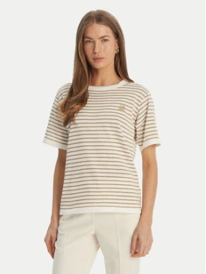 Luisa Spagnoli T-Shirt Cattolica 100402 Beżowy Regular Fit