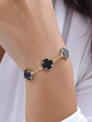Luja Bijoux Pozłacana bransoletka z masą perłową rozmiar: onesize