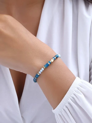 Luja Bijoux Pozłacana bransoletka z syntetycznymi perłami rozmiar: onesize