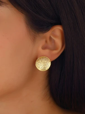 Luja Bijoux Pozłacane kolczyki-wkrętki rozmiar: onesize