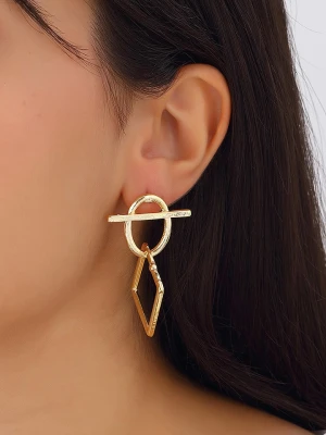 Luja Bijoux Pozłacane kolczyki-wkrętki rozmiar: onesize