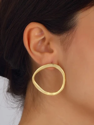 Luja Bijoux Pozłacane kolczyki-wkrętki rozmiar: onesize