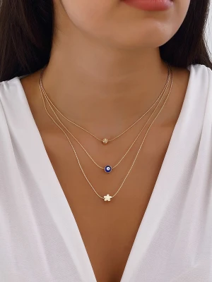 Luja Bijoux Pozłacany naszyjnik z elementem ozdobnym rozmiar: onesize