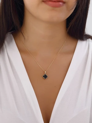 Luja Bijoux Pozłacany naszyjnik z masą perłową rozmiar: onesize