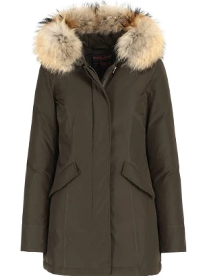 Luksusowa Arctic Parka z Zdejmowanym Futrem Woolrich