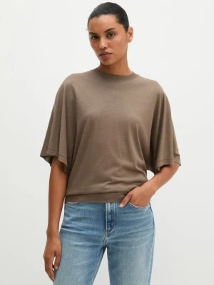 Luksusowa koszulka oversize Marc O'Polo červená