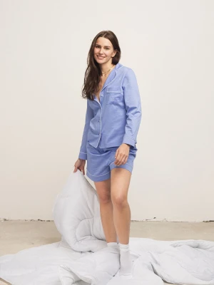 Luksusowa piżama z haftem, bawełna 100% CELESTIAL CALM LAÏF