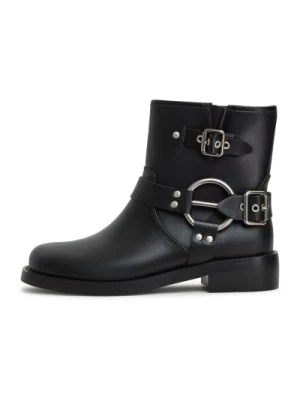 Luksusowe Biker Ankle Boots Cesare Gaspari