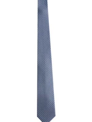 Luksusowe Jedwabne Krawaty dla Mężczyzn Salvatore Ferragamo