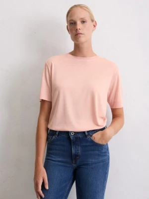 Luksusowy, luźny T-shirt Marc O'Polo růžová