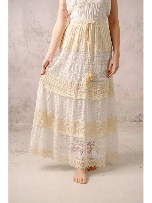 Lula Natura Spódnica w kolorze biało-żółtym rozmiar: onesize