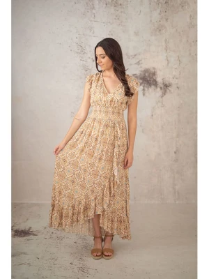 Lula Natura Sukienka w kolorze beżowym rozmiar: onesize