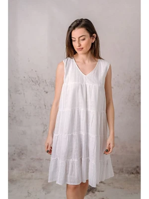 Lula Natura Sukienka w kolorze białym rozmiar: M