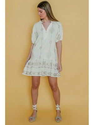 Lula Natura Sukienka w kolorze kremowym rozmiar: onesize