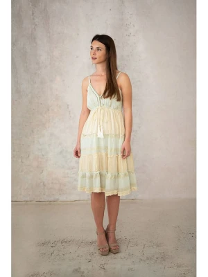 Lula Natura Sukienka w kolorze żółto-zielonym rozmiar: onesize