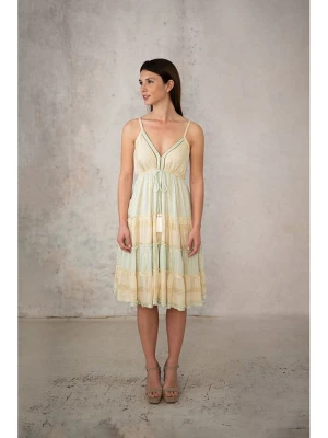 Lula Natura Sukienka w kolorze żółto-zielonym rozmiar: onesize