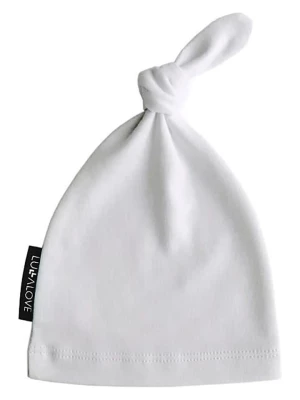 Lullalove Czapka beanie w kolorze białym rozmiar: onesize