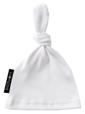 Lullalove Czapka beanie w kolorze białym rozmiar: onesize