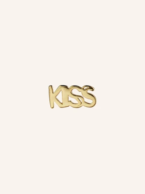 Lulu Copenhagen Kolczyk Na Sztyft Word Kiss gold