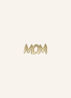 Lulu Copenhagen Kolczyk Na Sztyft Word Mom Ze Srebra Sterling 925 gold