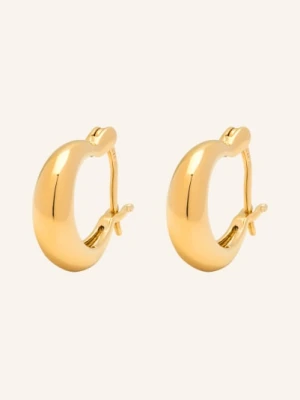 Lulu Copenhagen Kolczyki Koła Chunky Heavy Hoops gold