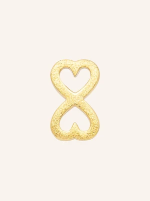 Lulu Copenhagen Kolczyki Wkrętki Infinite Love gold