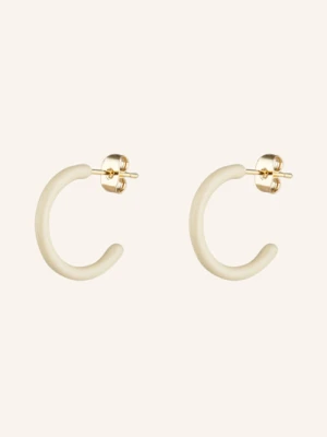 Lulu Copenhagen Kreolki Color Hoops beige