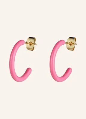 Lulu Copenhagen Kreolki Color Hoops pink