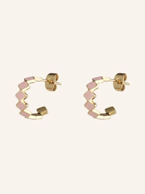 Lulu Copenhagen Kreolki Confetti Hoops gold