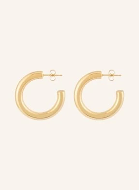 Lulu Copenhagen Kreolki Non Hoops Chunky Medium gold