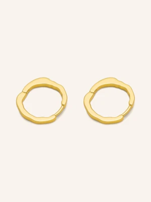 Lulu Copenhagen Kreolki Organic Hoops gold