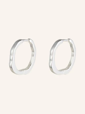 Lulu Copenhagen Kreolki Organic Hoops silber