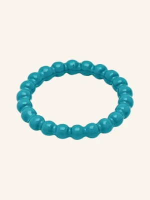 Lulu Copenhagen Pierścionek Color Ball blau