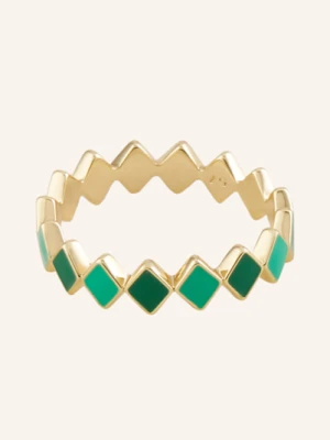 Lulu Copenhagen Pierścionek gruen