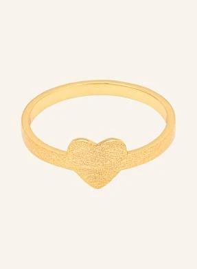Lulu Copenhagen Pierścionek Love gold