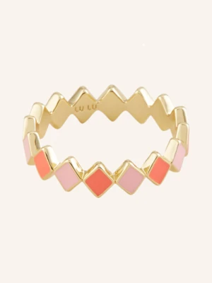 Lulu Copenhagen Pierścionek pink