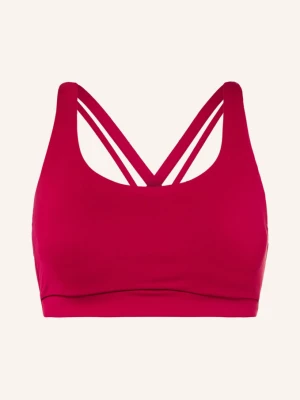 Lululemon Biustonosz Sportowy Energy rot CIEMNOCZERWONY