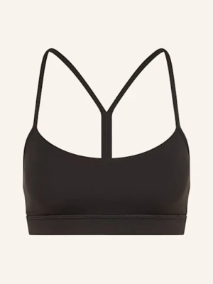 Lululemon Biustonosz Sportowy Flow Y schwarz