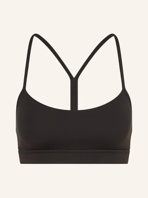Lululemon Biustonosz Sportowy Flow Y schwarz CZARNY