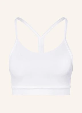 Lululemon Biustonosz Sportowy Flow Y Z Siateczką weiss