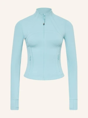 Lululemon Bluza Do Jogi Define Cropped blau TURKUSOWY