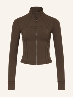 Lululemon Bluza Do Jogi Define Cropped braun