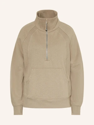 Lululemon Bluza Dresowa Typu Troyer Scuba braun