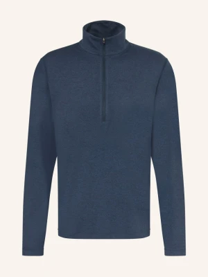 Lululemon Bluza Z Golfem Soft Jersey blau GRANATOWY