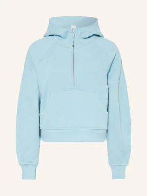 Lululemon Bluza Z Kapturem blau TURKUSOWY
