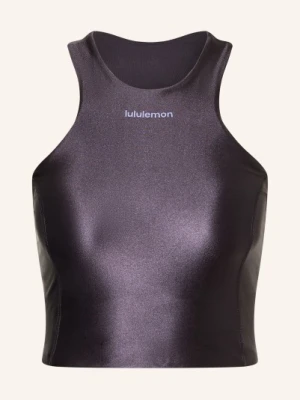 Lululemon Bluzka Do Biegania Satin Shine lila