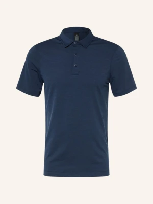 Lululemon Funkcyjna Koszulka Polo Evolution blau GRANATOWY
